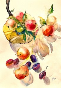 Nature morte aux fruits abondants - Tanya Lundmark