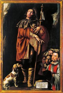 Italie, Varallo, peinture de Saint Roch - Tanzio da Varallo