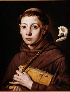 Saint Antoine de Padoue, vers 1575-80
