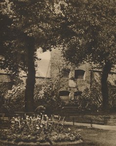 Site de la prison de Marshalsea depuis le cimetière de St. Georges, Southwark, vers 1935 - Taylor