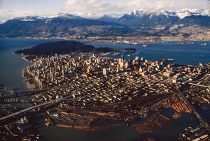 Vue aérienne de Vancouver - Ted Spiegel