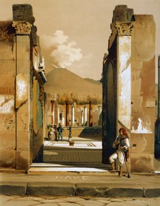 Vue de la Maison du Faune à Pompéi