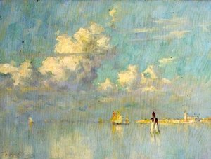 Nuages et eau calme, Venise