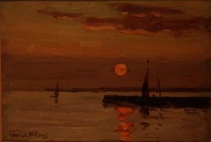 Coucher de soleil, Concarneau, Bretagne