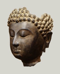 Tête de Bouddha, style Lanna