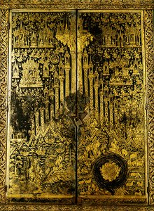 Cabinet décoré avec 