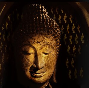 Tête de Bouddha, période Sukhothai