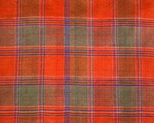 Tissu à motif écossais, Surin, Thaïlande - Thai School