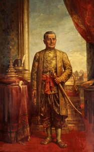 Portrait de Bouddha Yodfa Chulaloke - Thai School