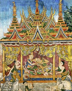 Wiharn Laikarn, épisode du Jataka Sang Thong