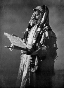 Rabbin lisant la Loi - The American Colony