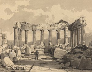 Parthénon, intérieur, 1890