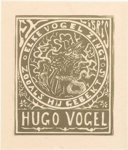 Ex libris de Hugo Vogel - Theo van Hoytema