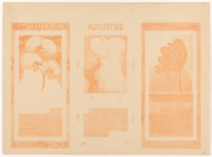 Calendriers pour juillet, août et novembre 1910