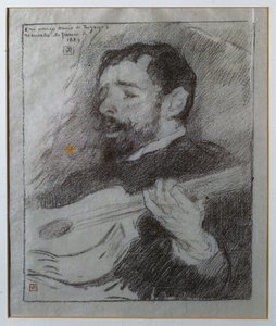 Guitariste - Théo van Rysselberghe
