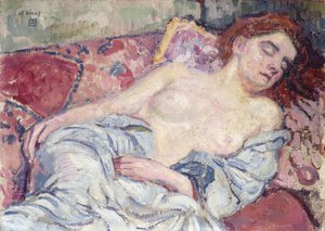 Nu au divan, 1907