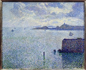 Voiliers et estuaire - Théo van Rysselberghe