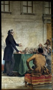 François Arago (1786-1853) étudiant l