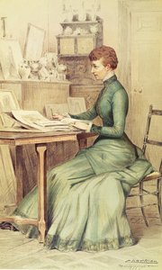 SAR la princesse de Galles (plus tard reine Alexandra) à Marlborough House, de Vanity Fair, 1882