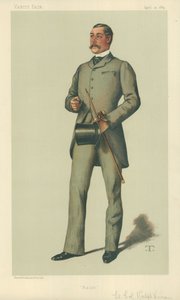 Lieutenant-colonel Ralph Vivian, Ralph, 21 avril 1883, caricature de Vanity Fair - Theobald Chartran