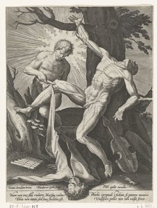 Apollon écorchant Marsyas - Theodoor Galle
