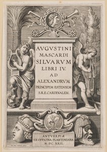 Page de titre pour Agostino Mascardi, Silvarium Libri IV
