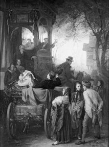 Départ pour le voyage de noces