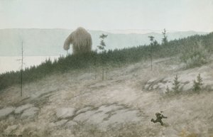 Ash lad et le troll - Theodor Kittelsen