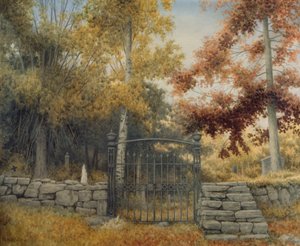 Le cimetière à Bråtebakken