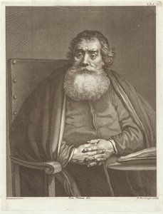 Homme assis avec barbe
