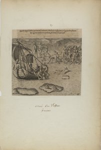 Appellit navis gallicai : qui inerant, redimunt a barbaris gossip pium... (extrait du livre Americae, troisième partie)