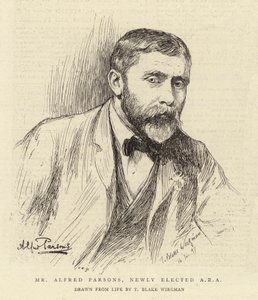 M. Alfred Parsons, nouvellement élu ARA - Theodore Blake Wirgman