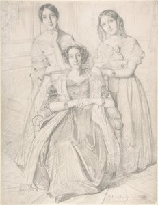 La baronne Duperré et ses filles - Théodore Chassériau