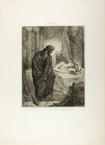 Pourtant elle doit mourir, planche onze de Othello - Théodore Chassériau