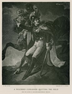Un cuirassier blessé quittant le champ de bataille - Theodore Gericault