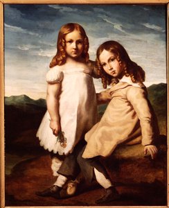 Alfred Dedreux (1810-60) enfant avec sa sœur, Elisabeth, 1816-17