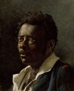 Homme noir (étude de portrait)