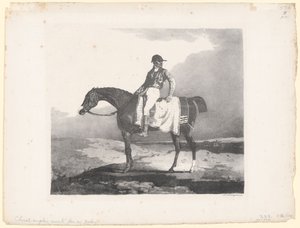 Cheval anglais monté par un jockey (English Horse Mounted by a Jockey)