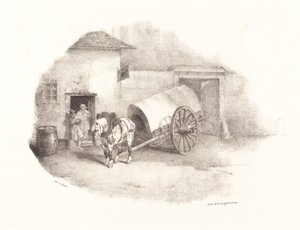 Cheval de charrette sorti des Limons