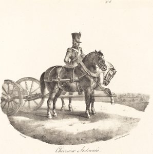 Chevaux des Ardennes - Theodore Gericault
