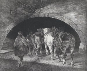 Entrée du Quai Adelphi, 1821