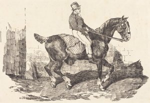 Groom Mounted on a Carriage-Horse (Cheval de carrosse monte par un palfrenier) - Theodore Gericault