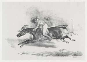 La Course (La Course) - Theodore Gericault