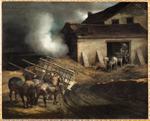 Le four a platre. Le four à plâtre ... - Theodore Gericault
