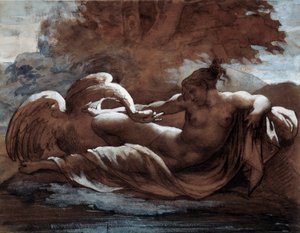Léda et le cygne - Theodore Gericault