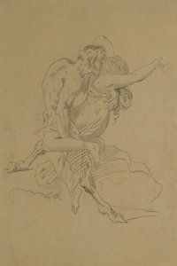Nymphe et satyre - Theodore Gericault
