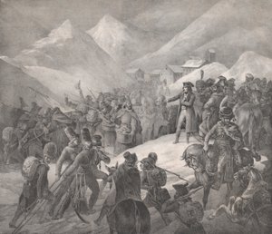 Passage par le Mont Saint-Bernard, 1822