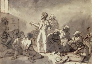 Prisonniers dans une cellule - Theodore Gericault