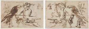 Feuille de Croquis (recto) Feuille de Croquis (verso)