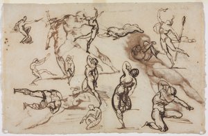 Feuille de croquis (verso)